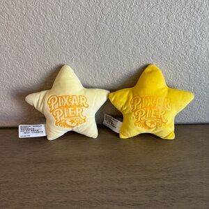 Disney Pixar Pier Star Plush Set –‎ Yellow & Light Yellow – California Adventure